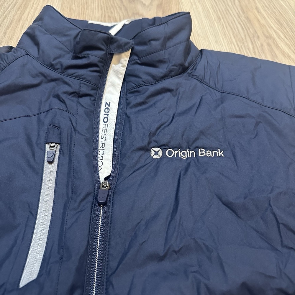 Zero Restriction Lightweight Hybrid Full-Zip Vest Large Navy Sz XXL Mens - Picture 3 of 8